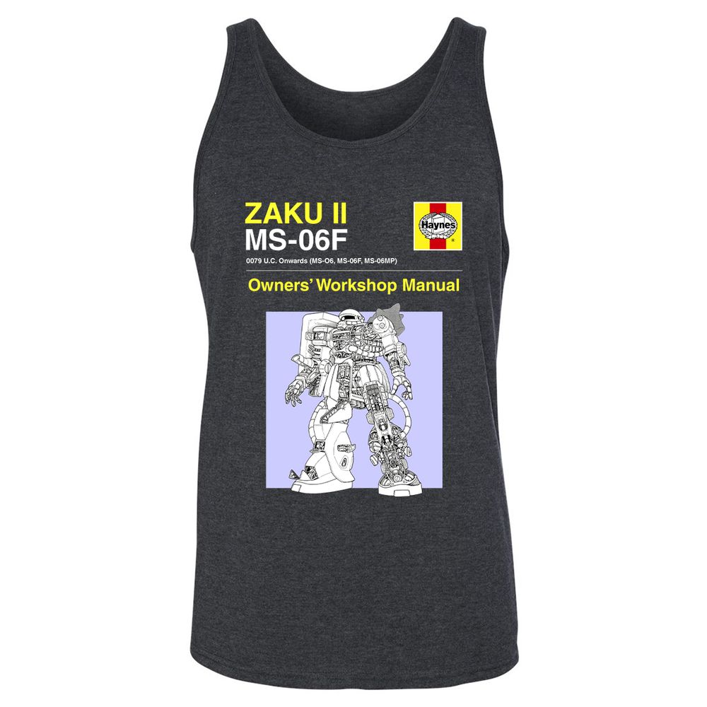 Unisex Jersey Tank - GN7HL18Q - Dark Grey Heather - 6