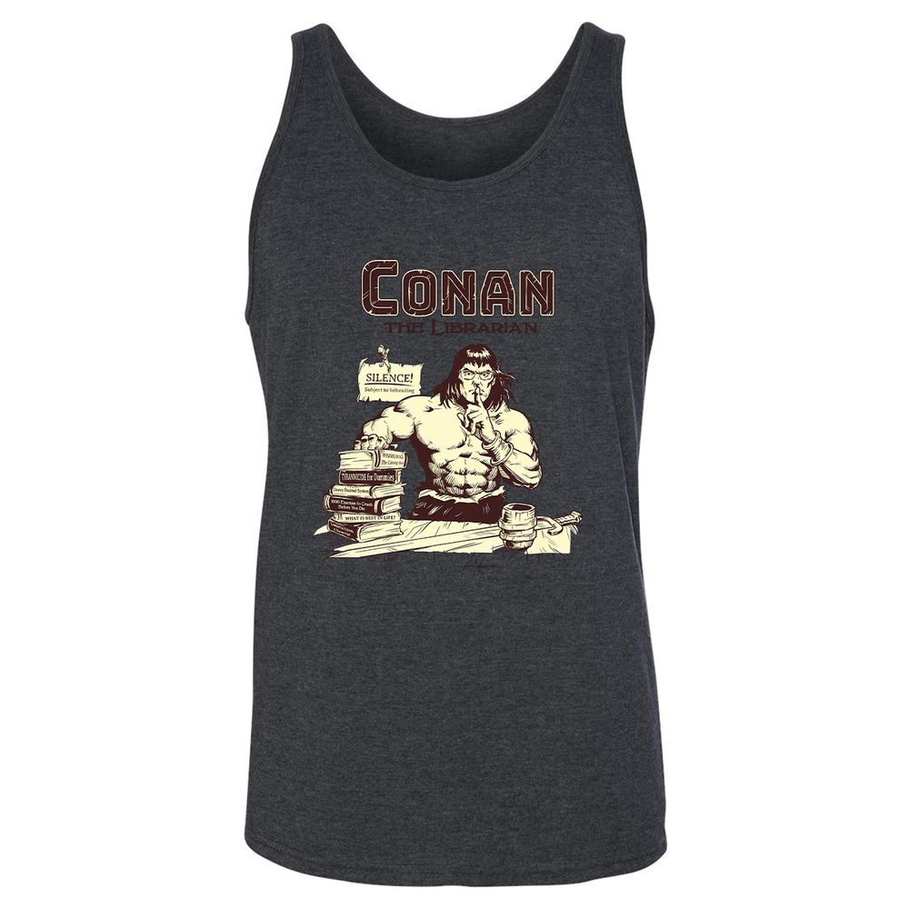 Unisex Jersey Tank - A61D9G3K - Dark Grey Heather - 6