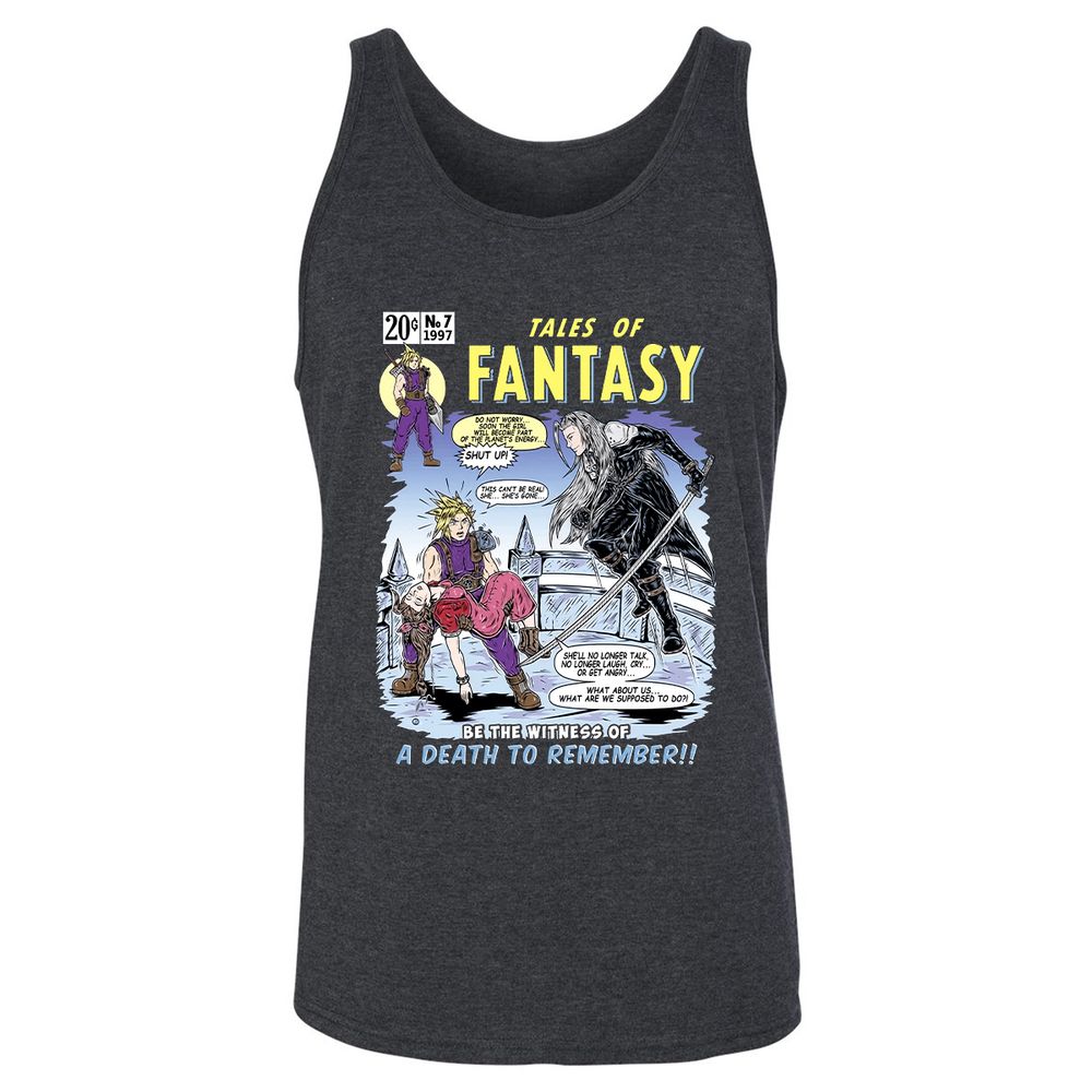 Unisex Jersey Tank - HUE2GDYF - Dark Grey Heather - 6