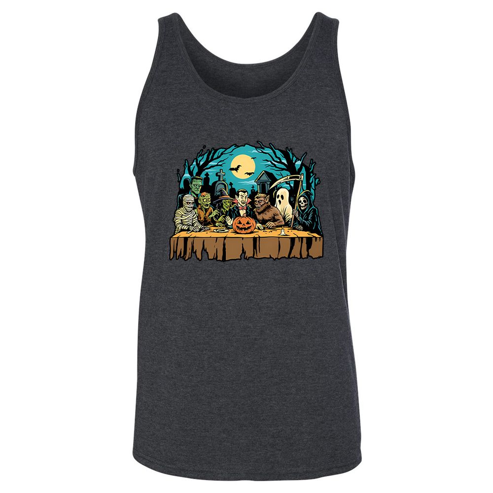 Unisex Jersey Tank - Y844Z4Z1 - Dark Grey Heather - 6