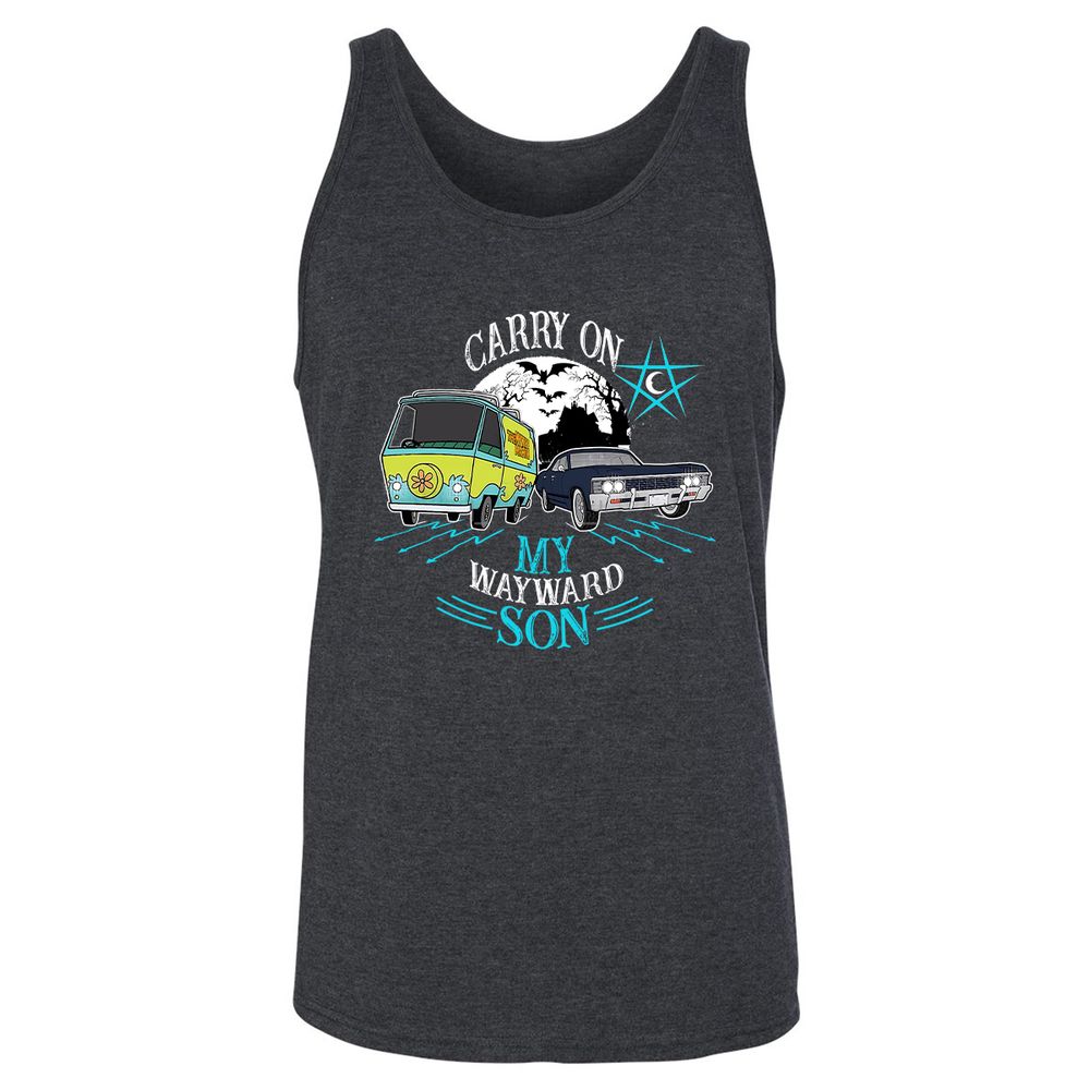 Unisex Jersey Tank - X1CE51QF - Dark Grey Heather - 6