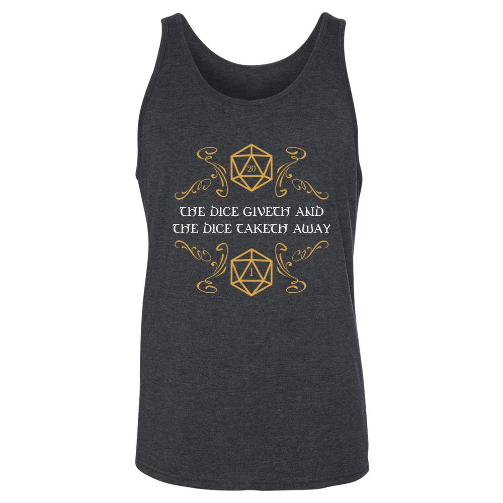 Unisex Jersey Tank - QSSN7B8R - Dark Grey Heather - 6