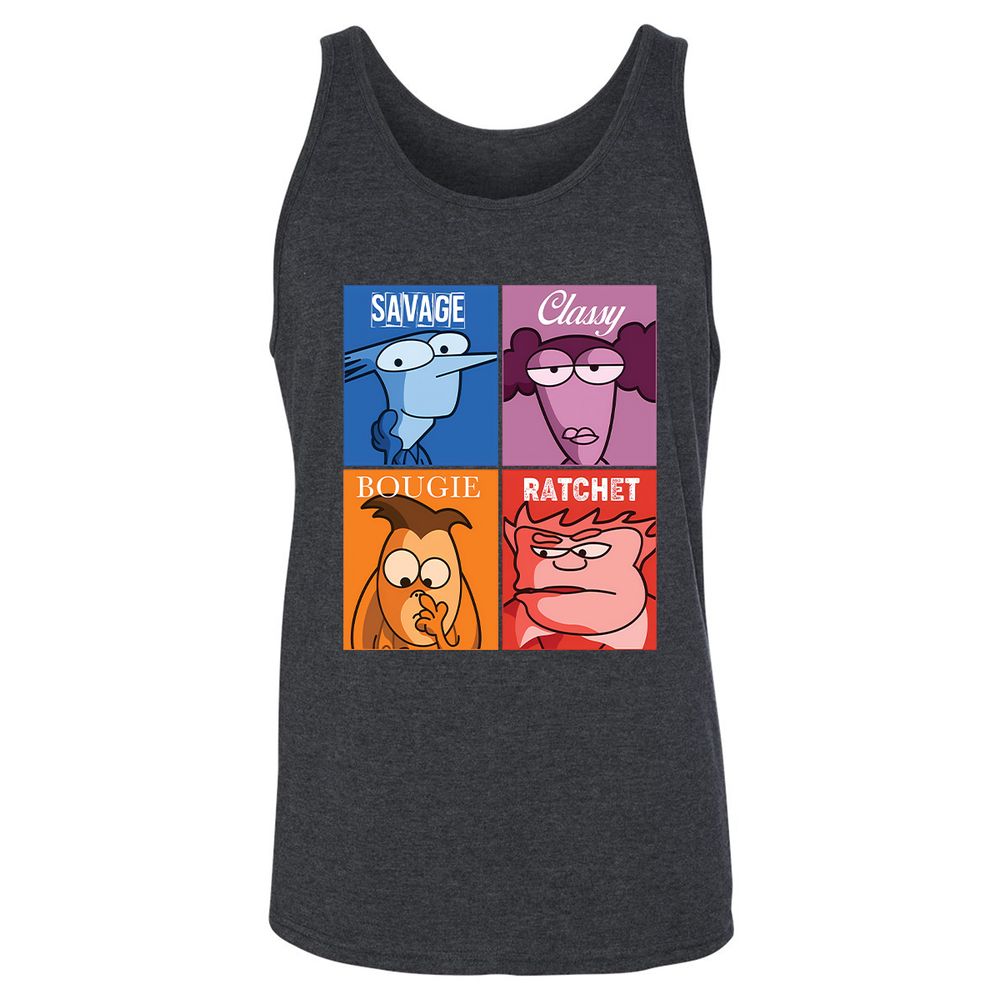 Unisex Jersey Tank - XGV6JA87 - Dark Grey Heather - 6