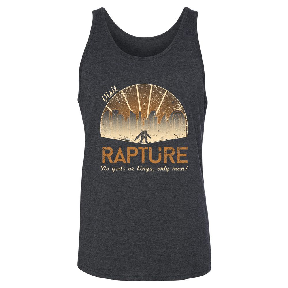 Unisex Jersey Tank - U8F14F5J - Dark Grey Heather - 6