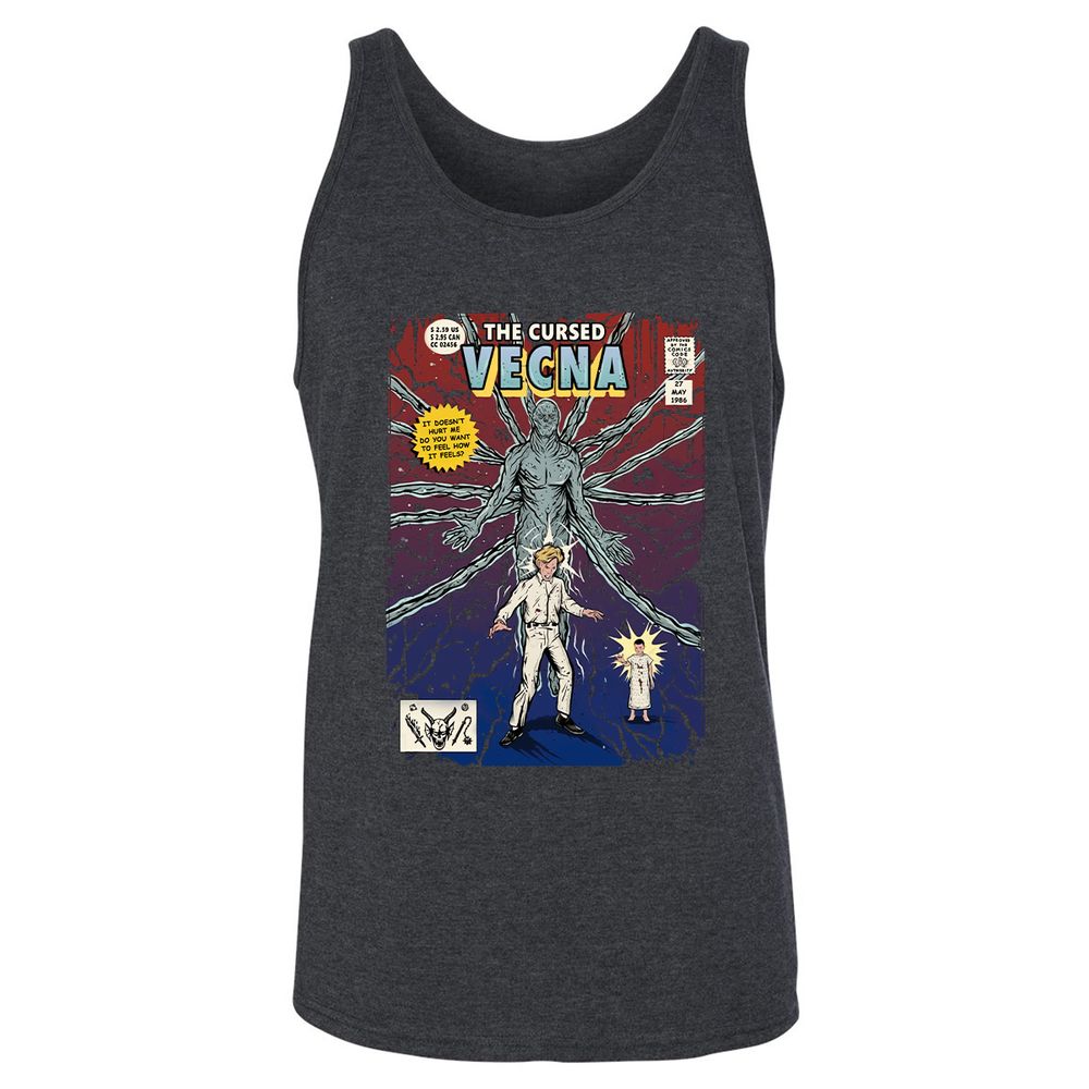 Unisex Jersey Tank - XHAFT6DB - Dark Grey Heather - 6