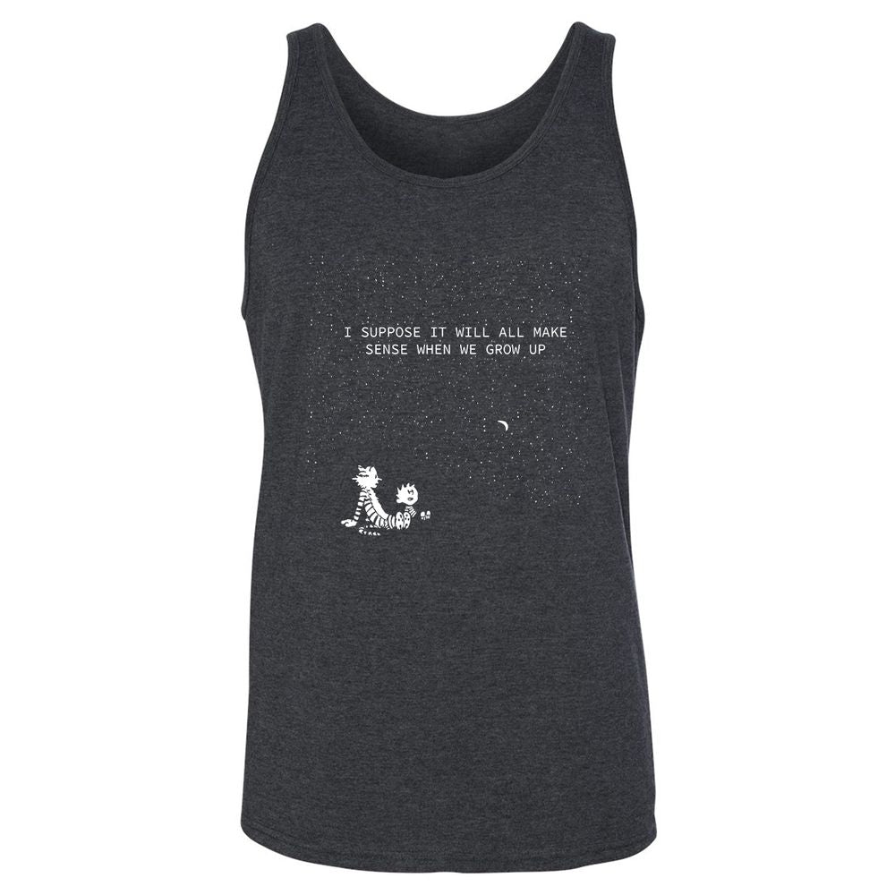 Calvin and Hobbes Stars - Dark Grey Heather - 6