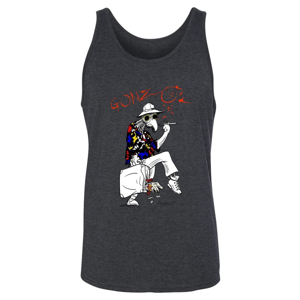 Unisex Jersey Tank - ZMMBMTA2 - Dark Grey Heather - 6