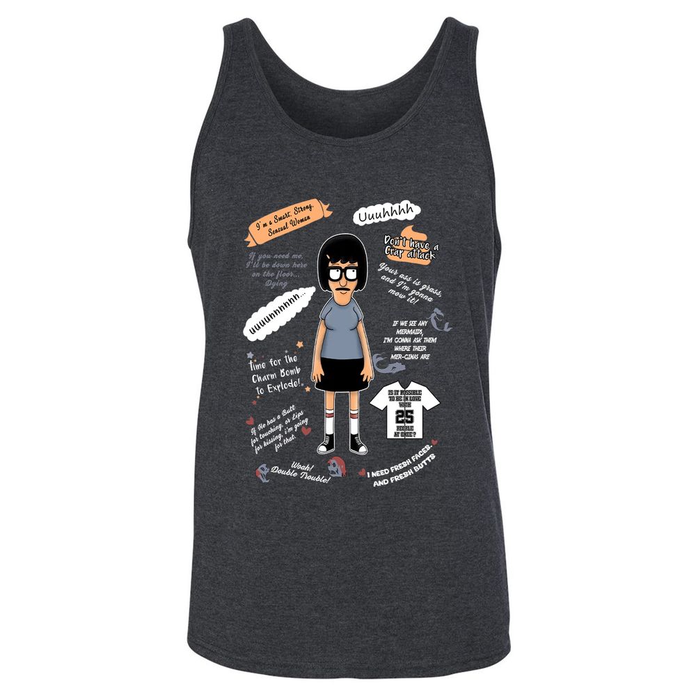 Unisex Jersey Tank - 9X2QMVES - Dark Grey Heather - 6