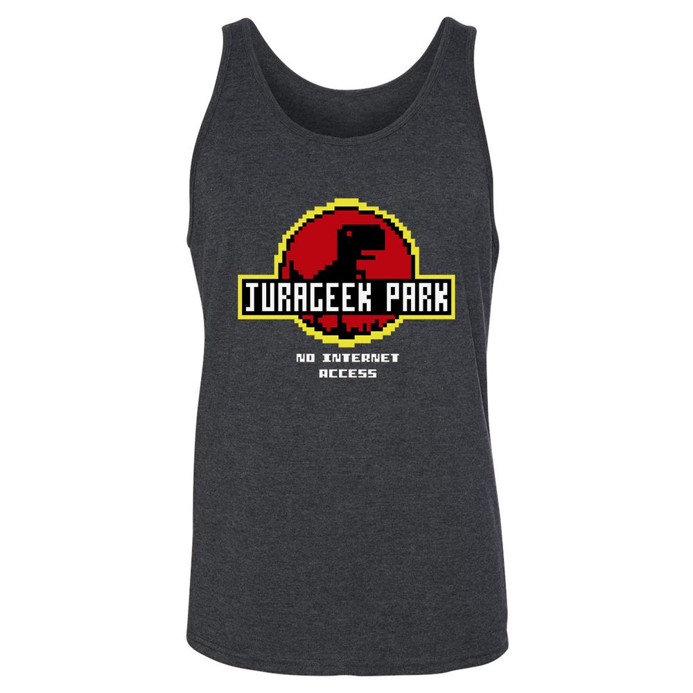Unisex Jersey Tank - RUBPFWER - Dark Grey Heather - 6