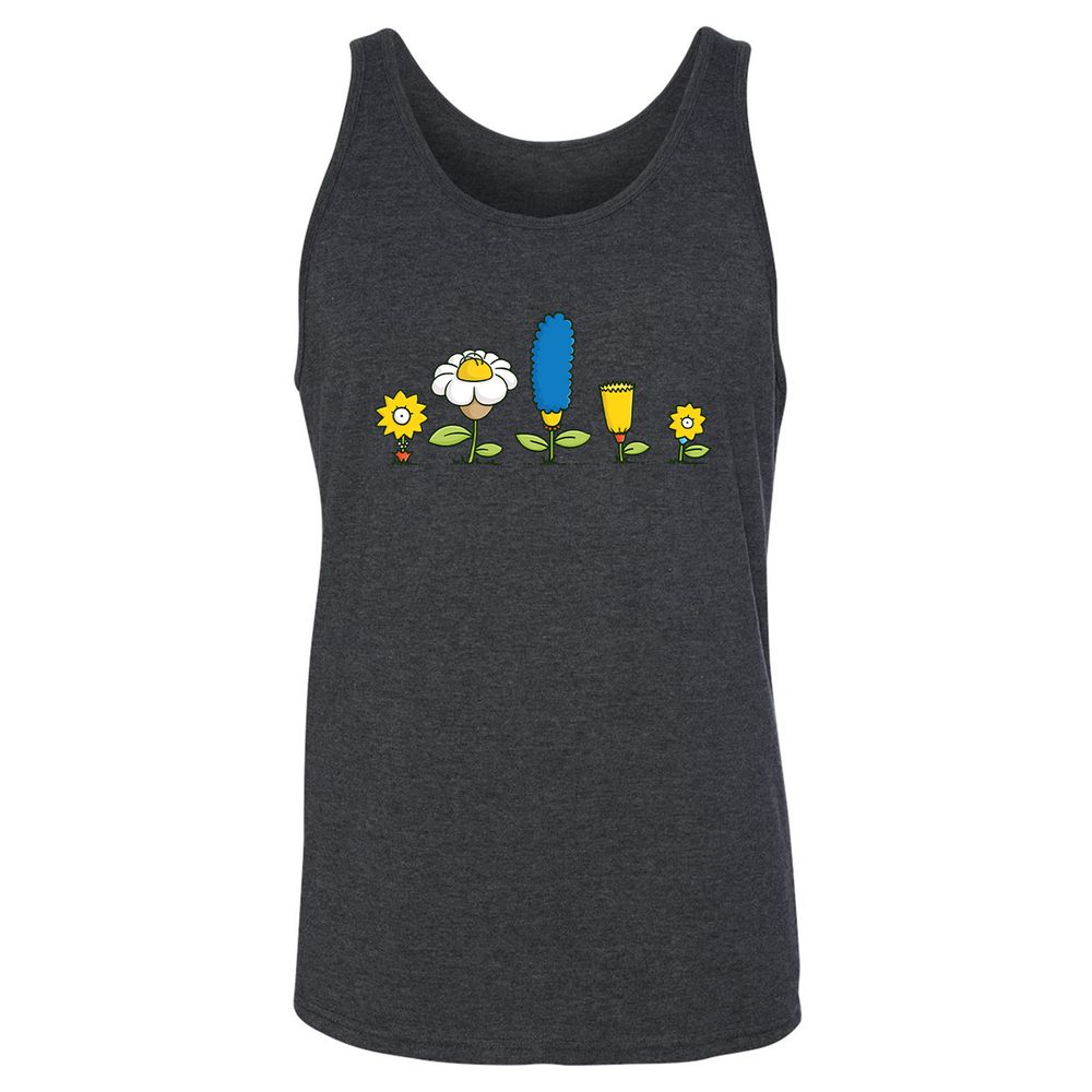 Unisex Jersey Tank - GTDTPVLX - Dark Grey Heather - 6
