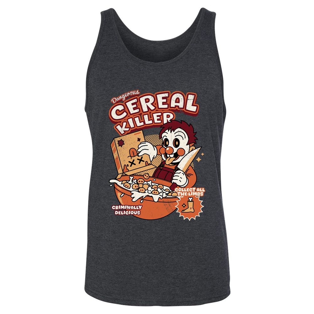 Unisex Jersey Tank - QWA7MJC8 - Dark Grey Heather - 6