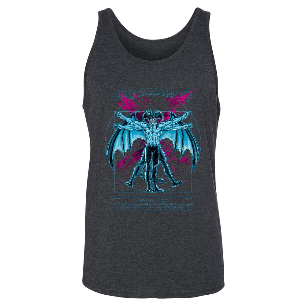 Unisex Jersey Tank - REDYWBQE - Dark Grey Heather - 6