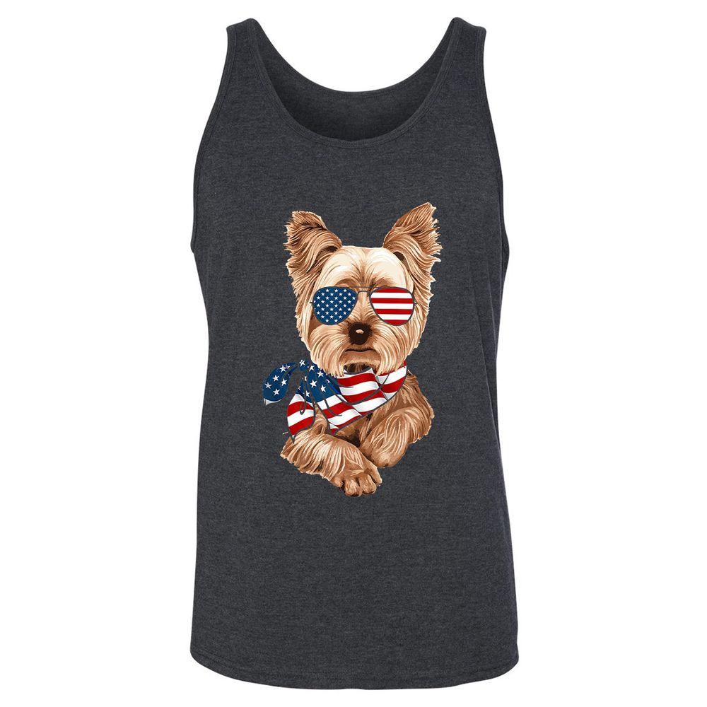 Unisex Jersey Tank - 8E2T76DY - Dark Grey Heather - 6