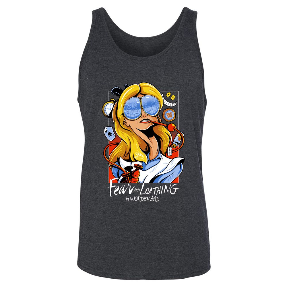 Unisex Jersey Tank - RMU9FNVQ - Dark Grey Heather - 6