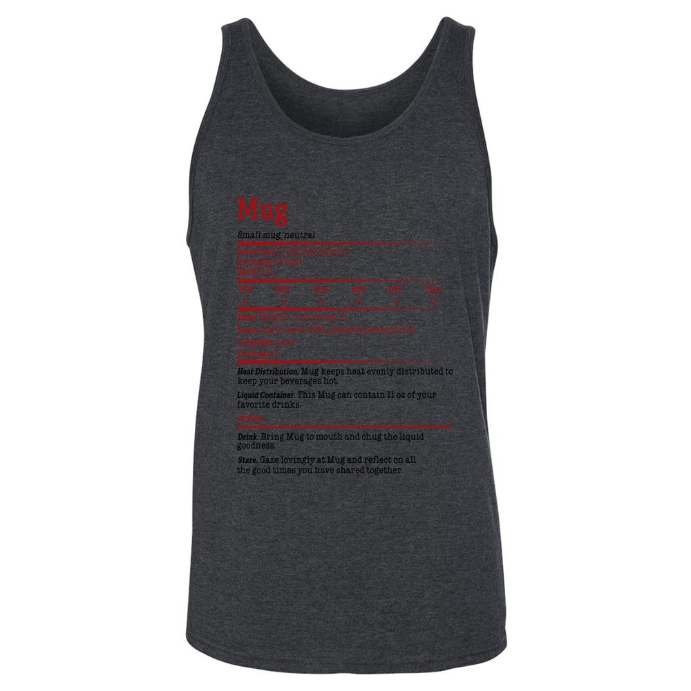 Unisex Jersey Tank - ACDTMKTC - Dark Grey Heather - 6