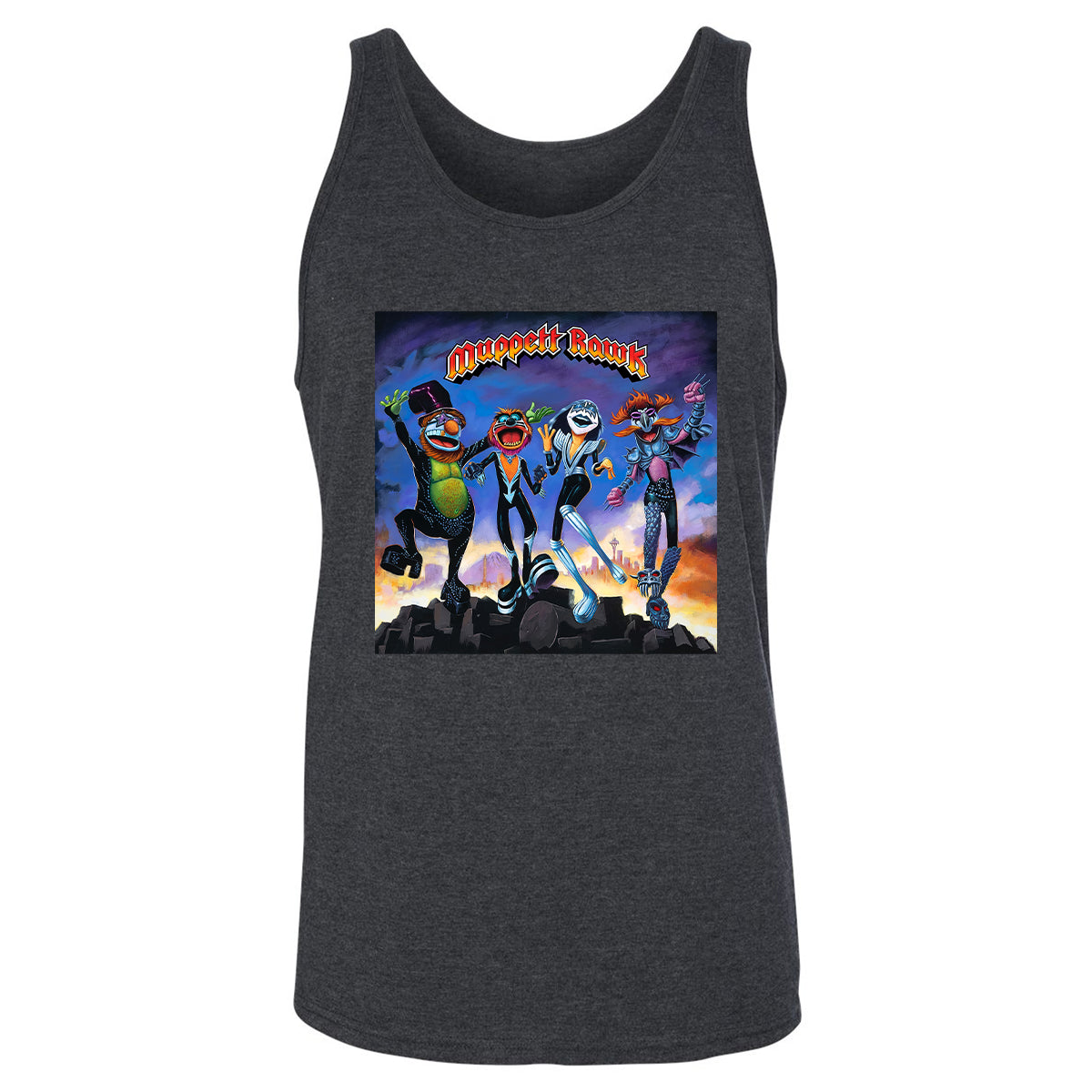 Unisex Jersey Tank - DW2CGFSW - Dark Grey Heather - 6