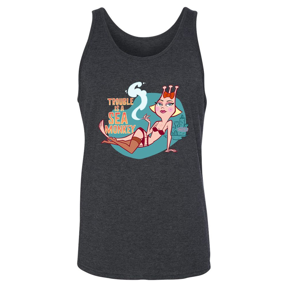 Unisex Jersey Tank - VS9D9TVT - Dark Grey Heather - 6