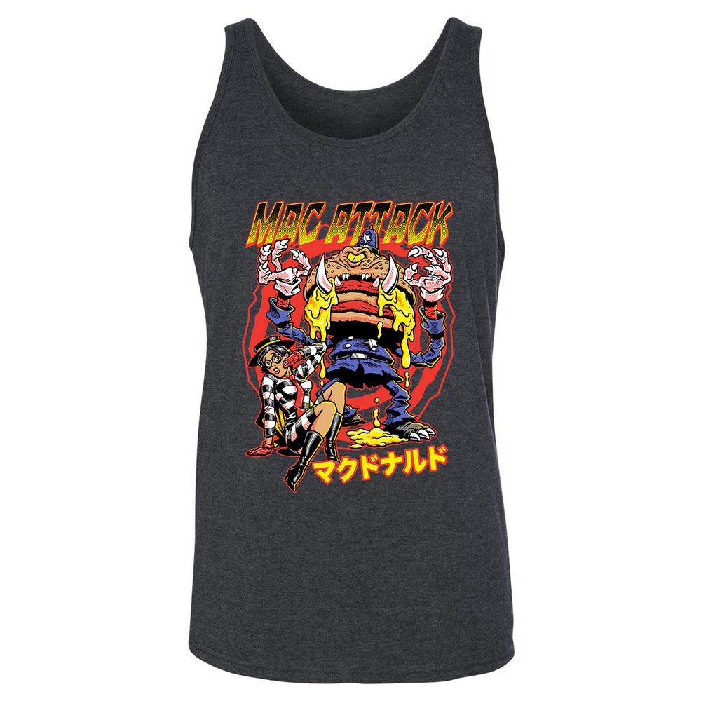 Unisex Jersey Tank - B9RMXJCQ - Dark Grey Heather - 6