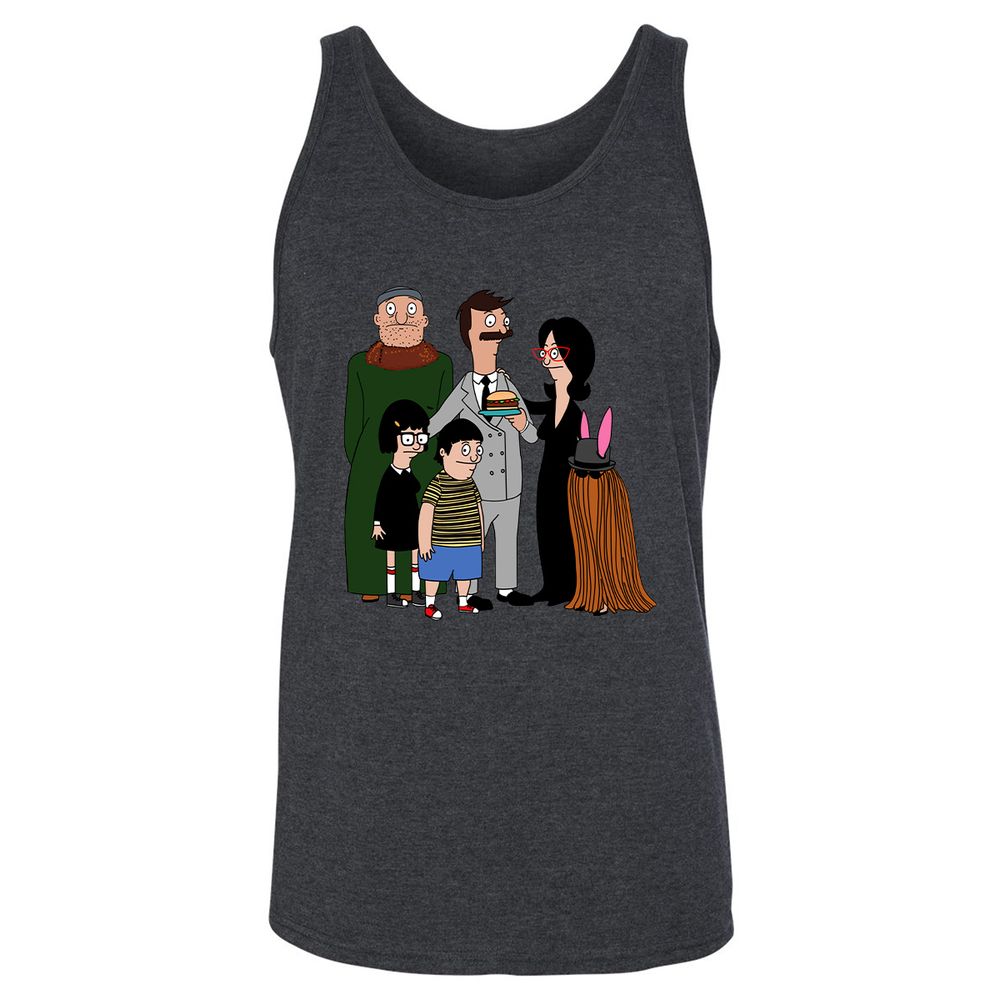 Unisex Jersey Tank - EDMPJNVN - Dark Grey Heather - 6