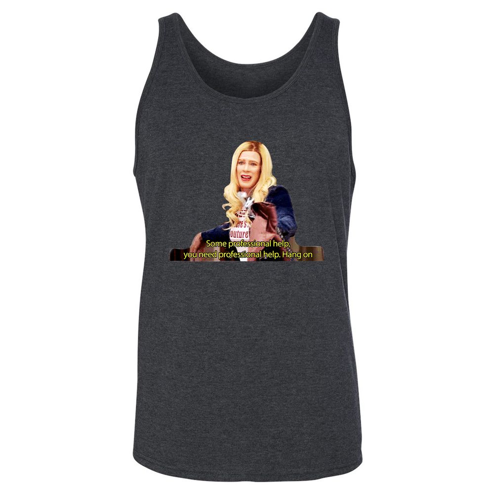 Unisex Jersey Tank - UWKC5QDK - Dark Grey Heather - 6