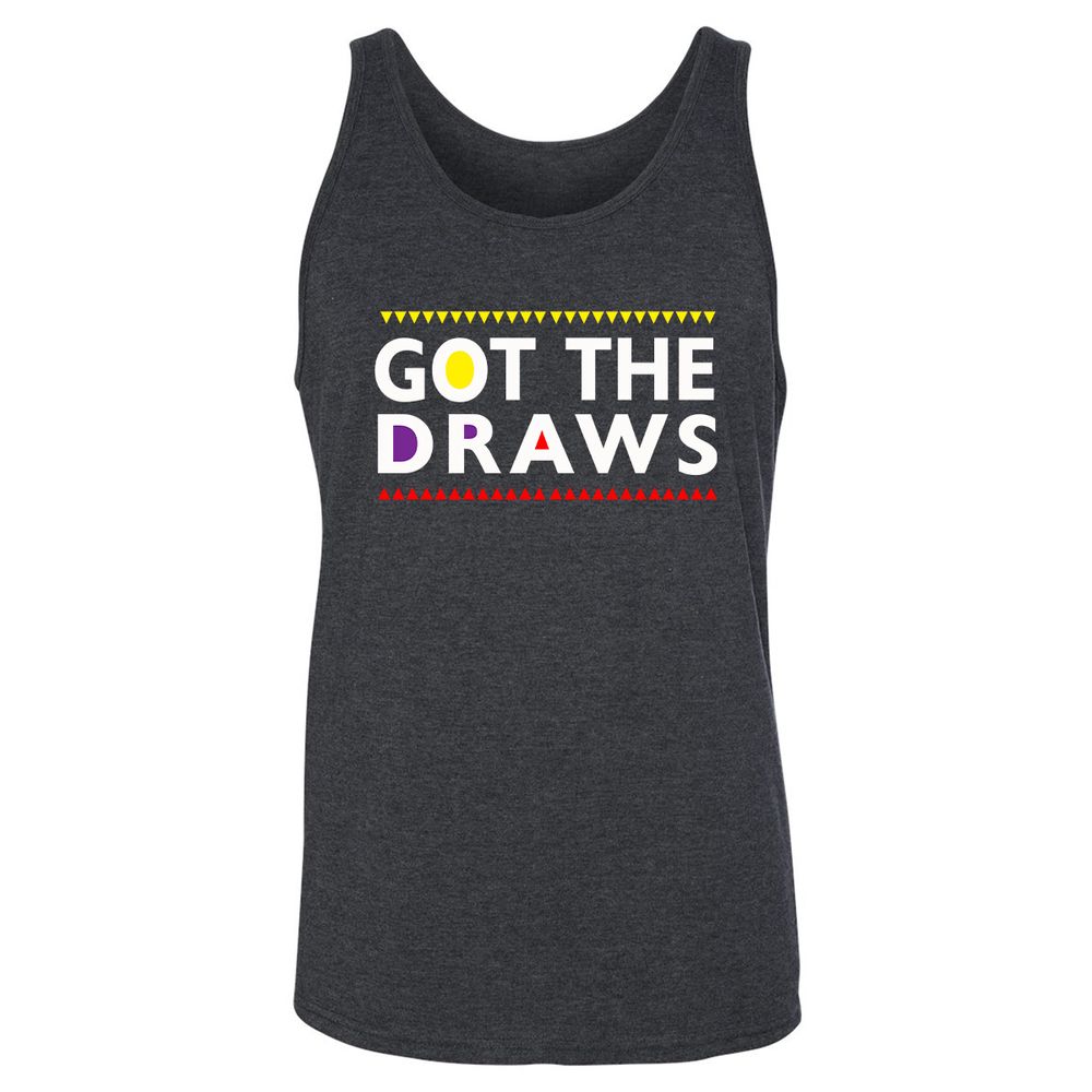 Unisex Jersey Tank - YSN1BYB8 - Dark Grey Heather - 6