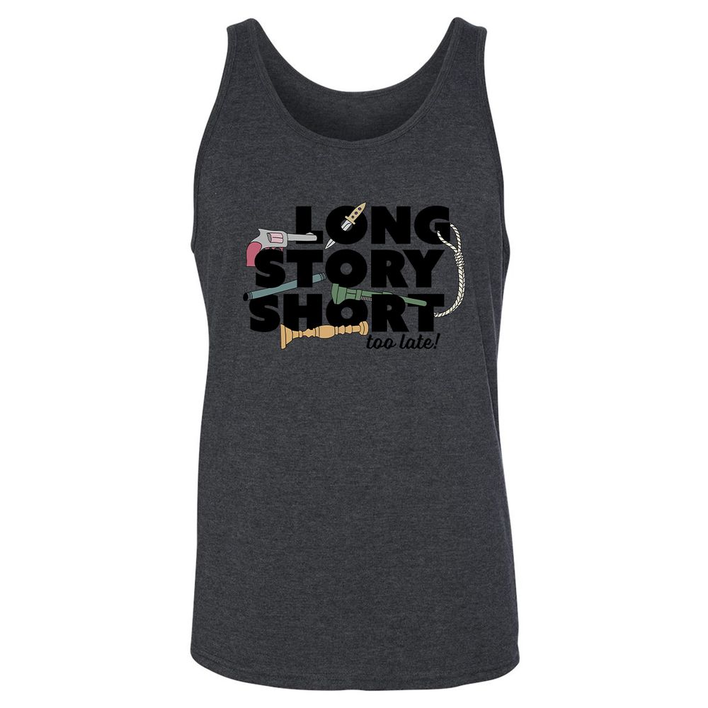 Unisex Jersey Tank - KT7LY6VQ - Dark Grey Heather - 6