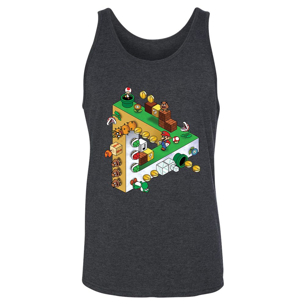 Unisex Jersey Tank - 9521Z54E - Dark Grey Heather - 6