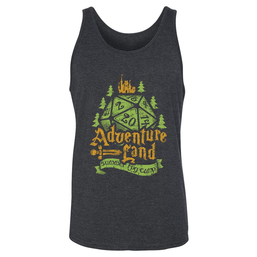 Unisex Jersey Tank - JZJTTD88 - Dark Grey Heather - 6