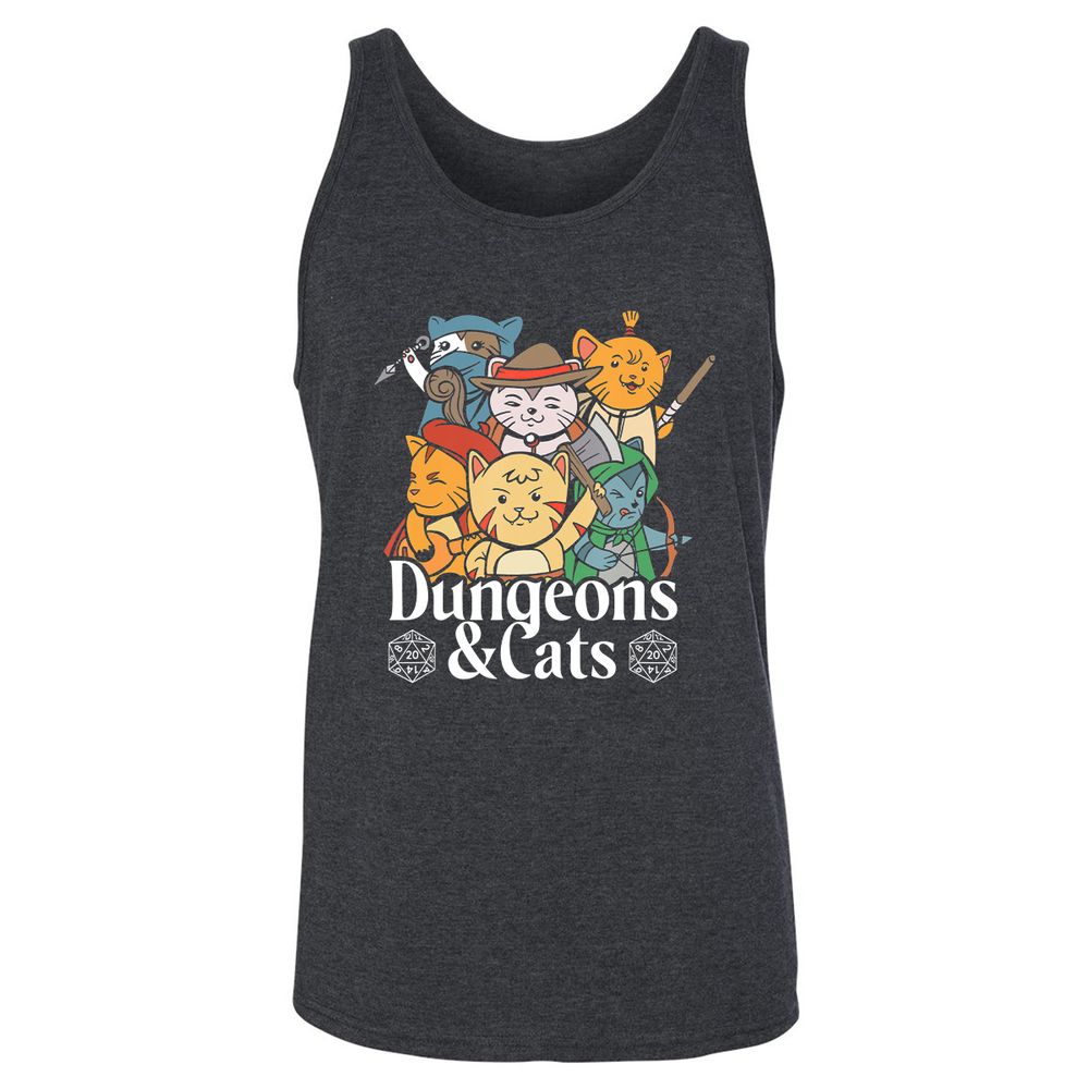 Unisex Jersey Tank - LGR872RT - Dark Grey Heather - 6