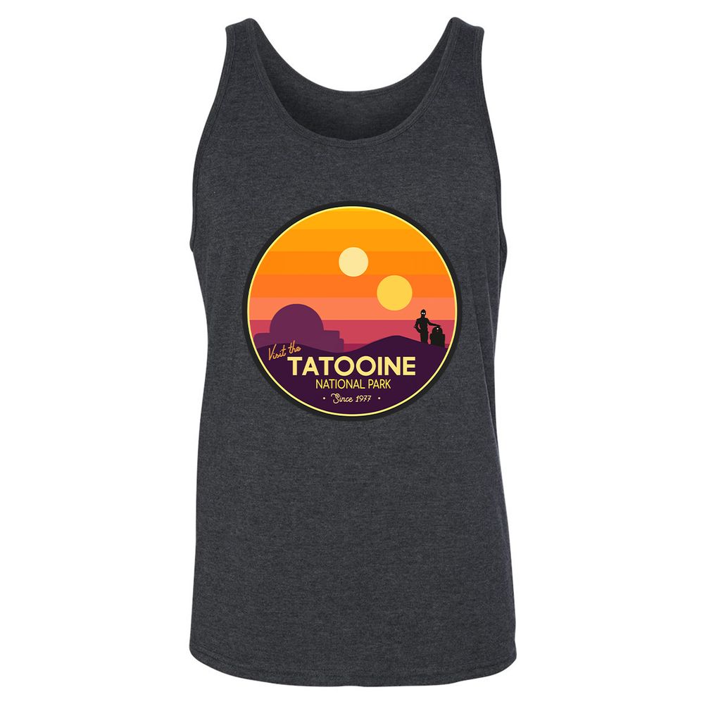 Unisex Jersey Tank - VVDB4TF6 - Dark Grey Heather - 6