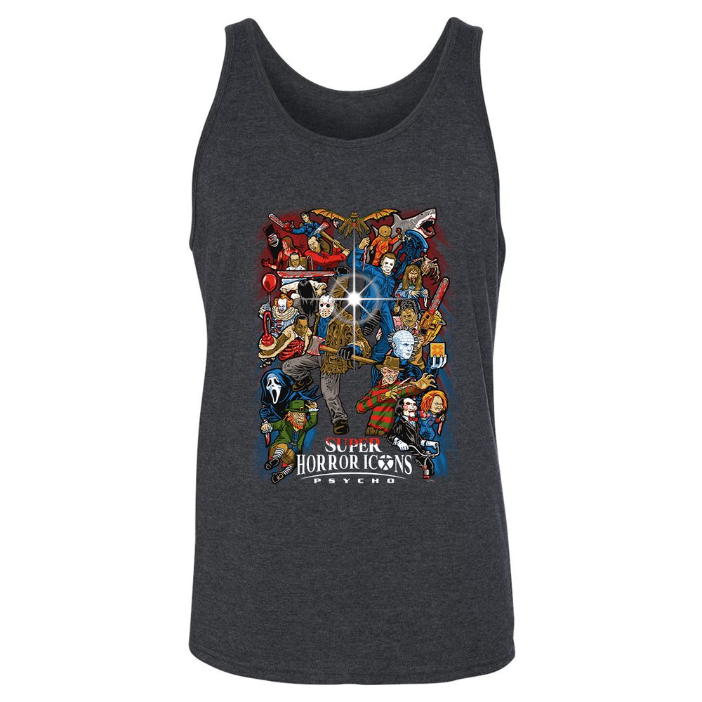 Unisex Jersey Tank - UV439D6L - Dark Grey Heather - 6