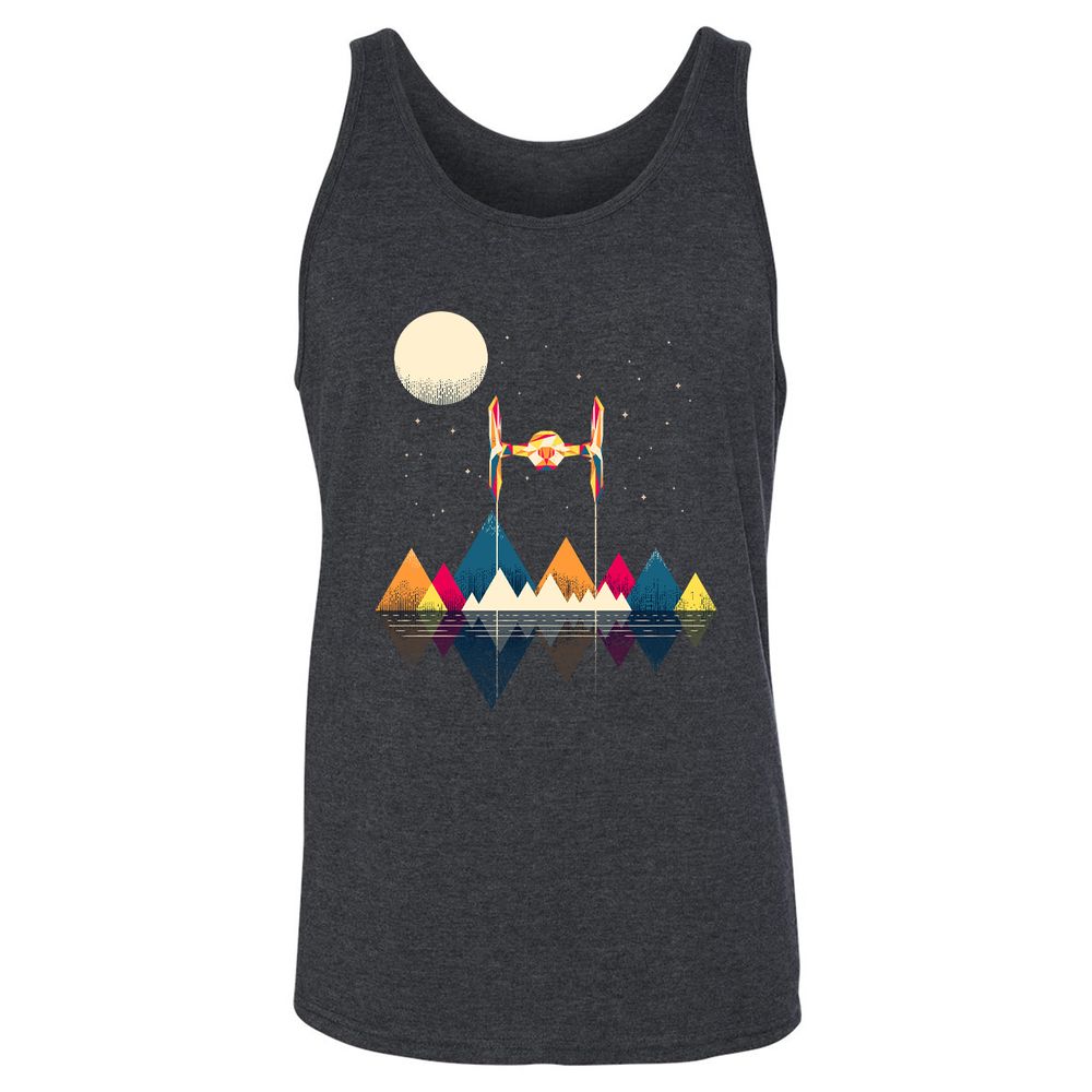 Unisex Jersey Tank - 66DNYKRZ - Dark Grey Heather - 6