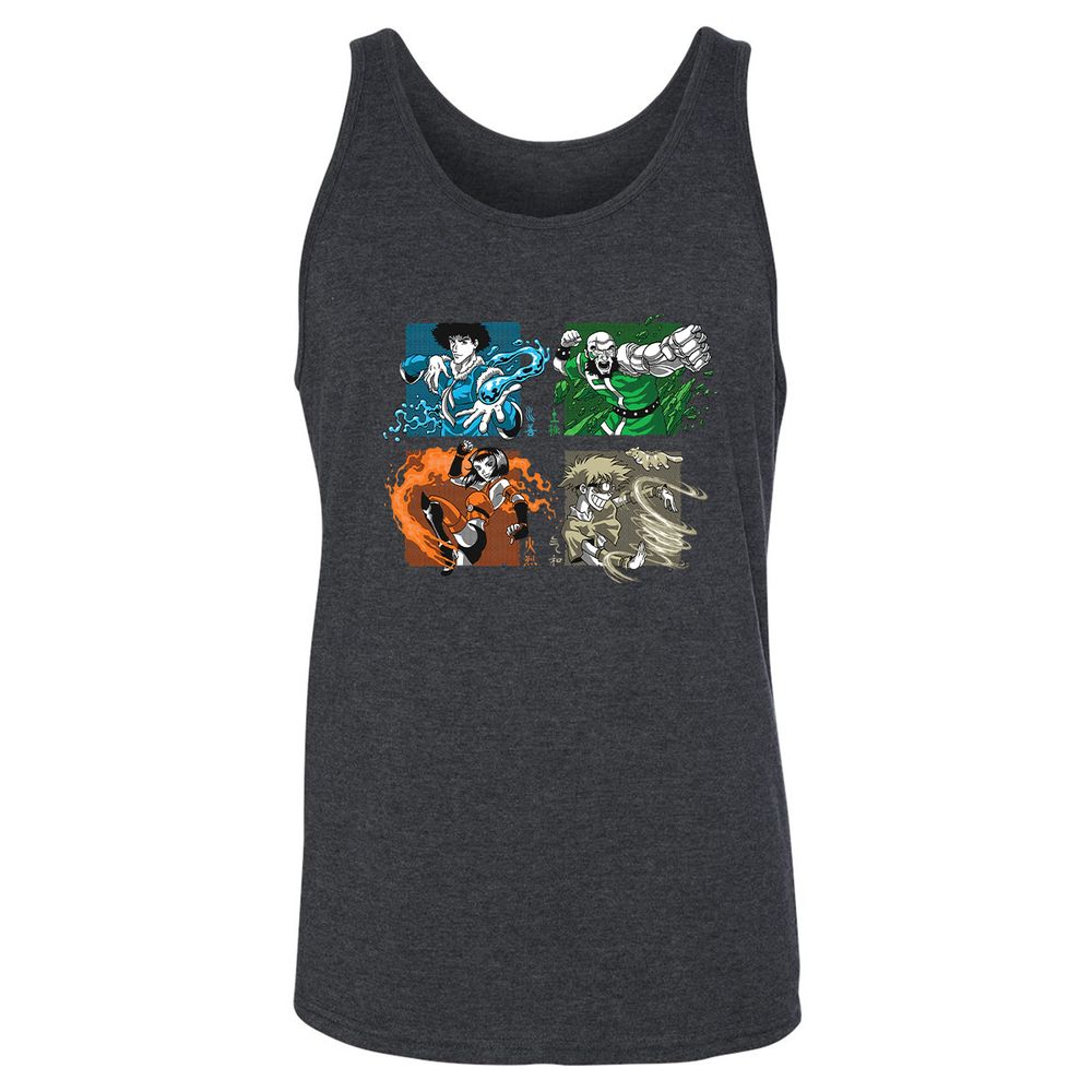 Unisex Jersey Tank - 96LFB2C3 - Dark Grey Heather - 6