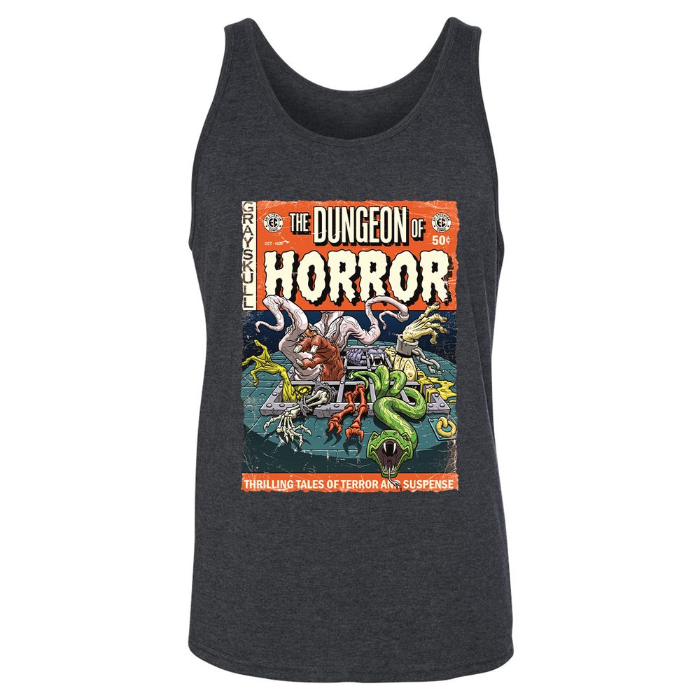 Unisex Jersey Tank - 4VNU32N6 - Dark Grey Heather - 6