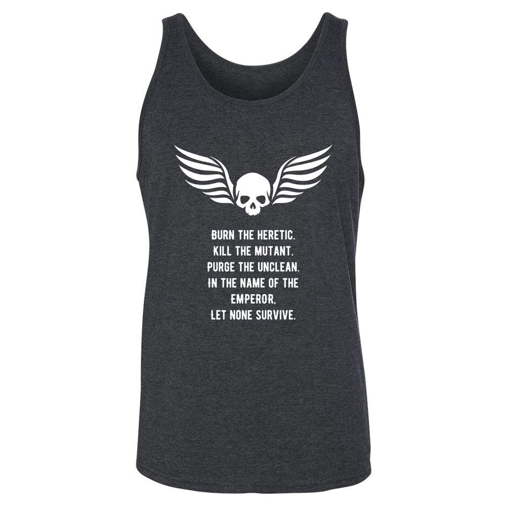 Unisex Jersey Tank - F9ZH43ZS - Dark Grey Heather - 6