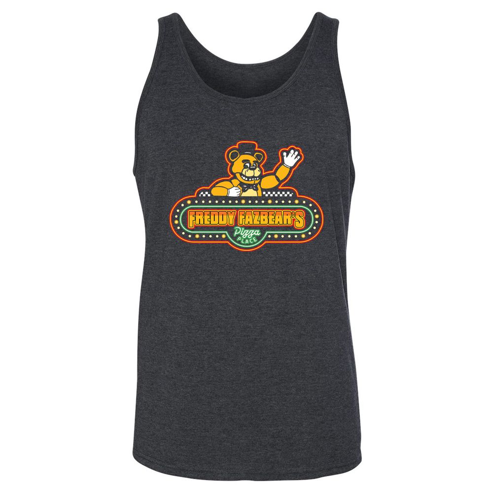 Unisex Jersey Tank - JE816RH7 - Dark Grey Heather - 6