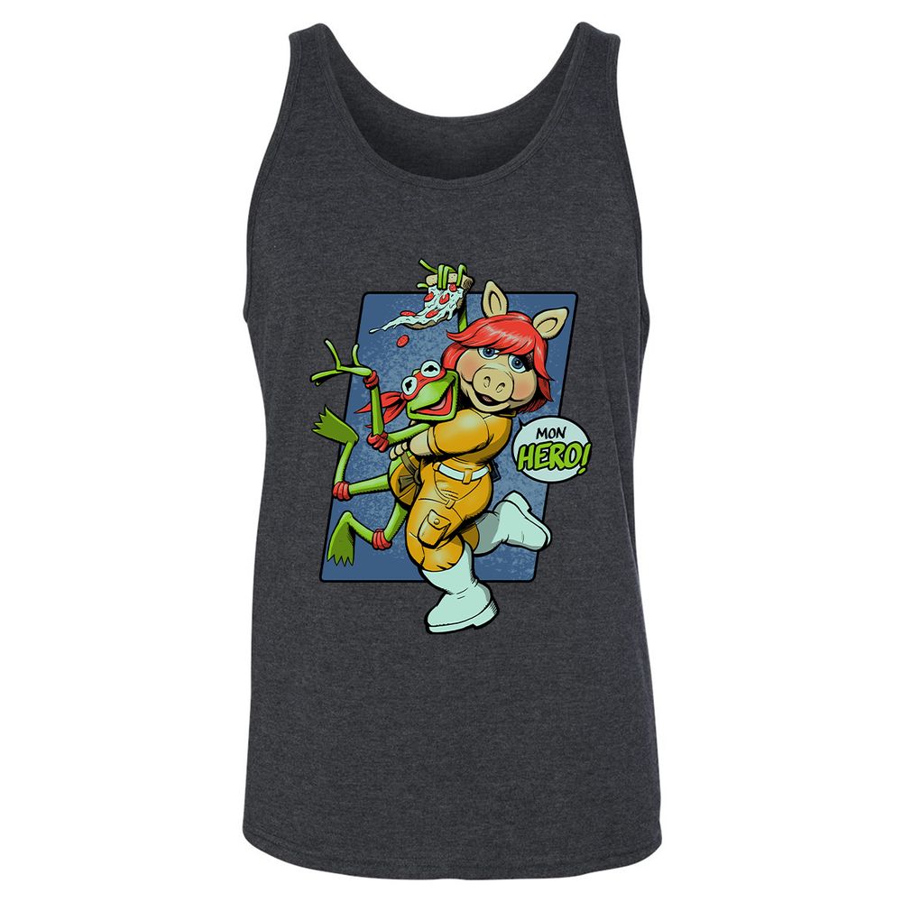Unisex Jersey Tank - 3PT34J58 - Dark Grey Heather - 6