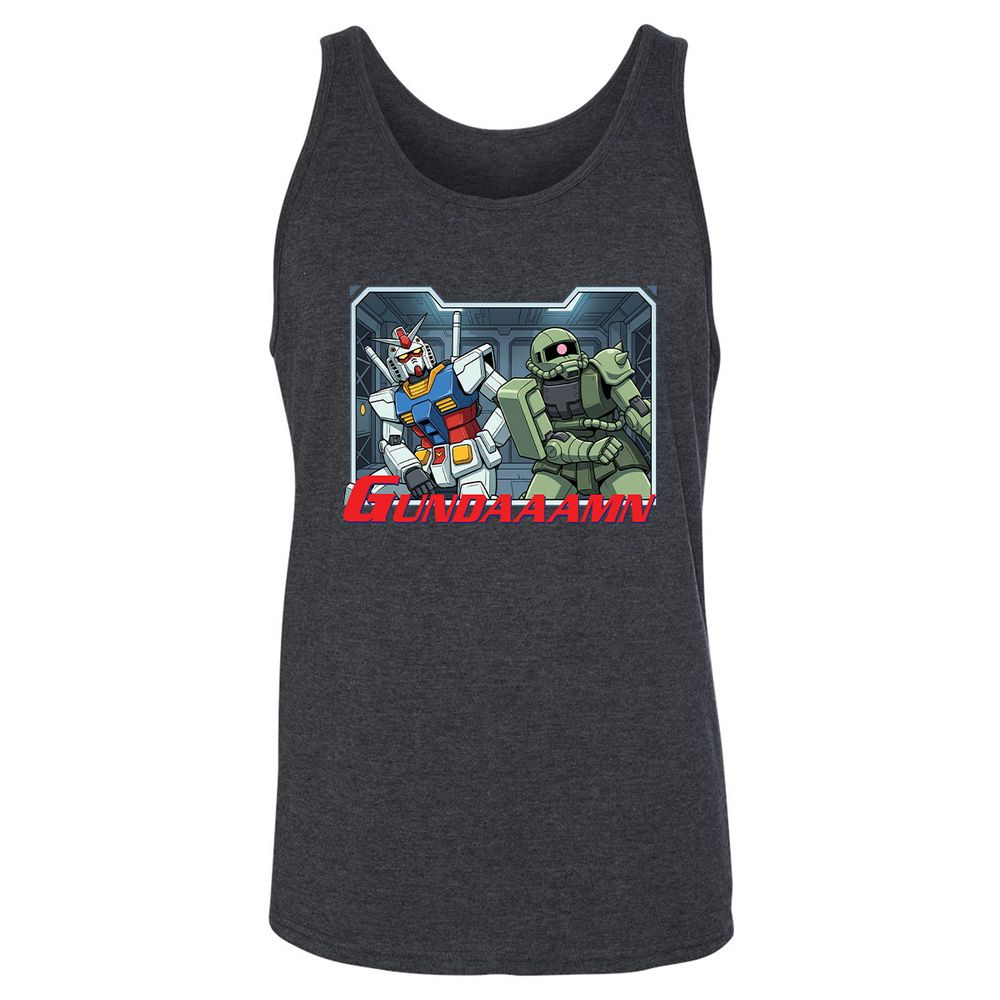Unisex Jersey Tank - DKZ5N3ND - Dark Grey Heather - 6