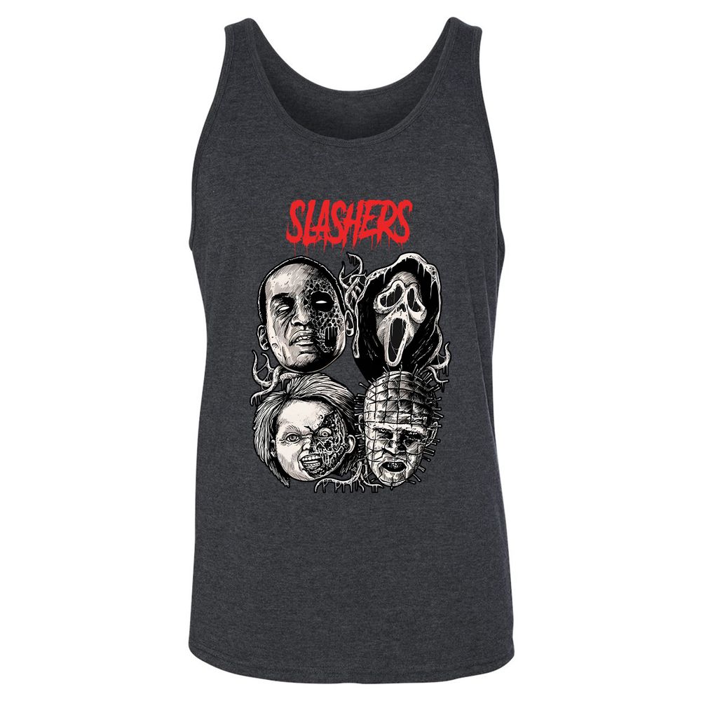 Unisex Jersey Tank - 1CDK2WZU - Dark Grey Heather - 6