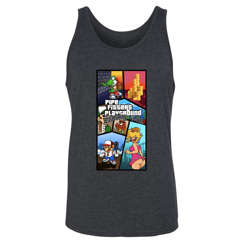 Unisex Jersey Tank - MXWF4QEN - Dark Grey Heather - 6