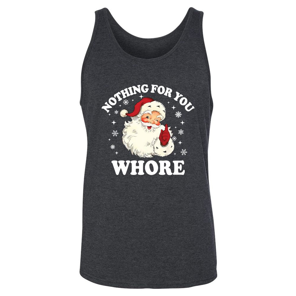 Nothing For You Whore Santa - Dark Grey Heather - 6