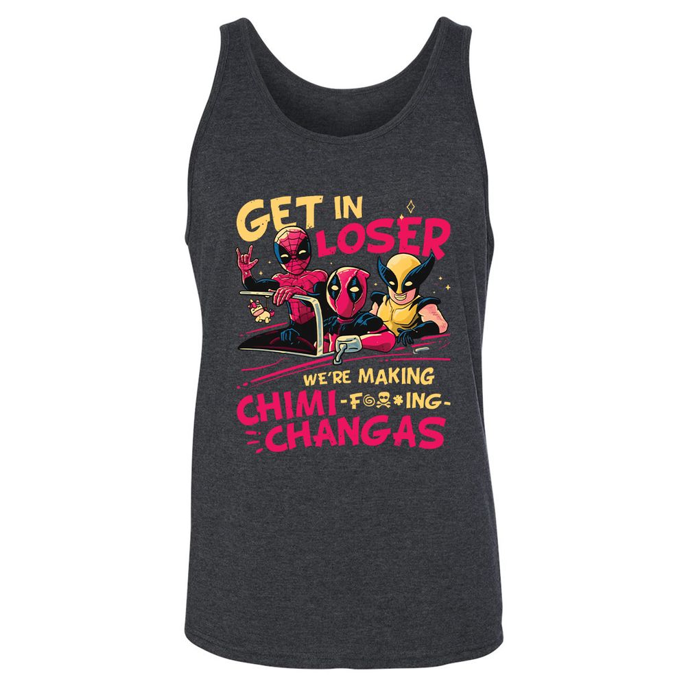 Unisex Jersey Tank - BAQAV97B - Dark Grey Heather - 6