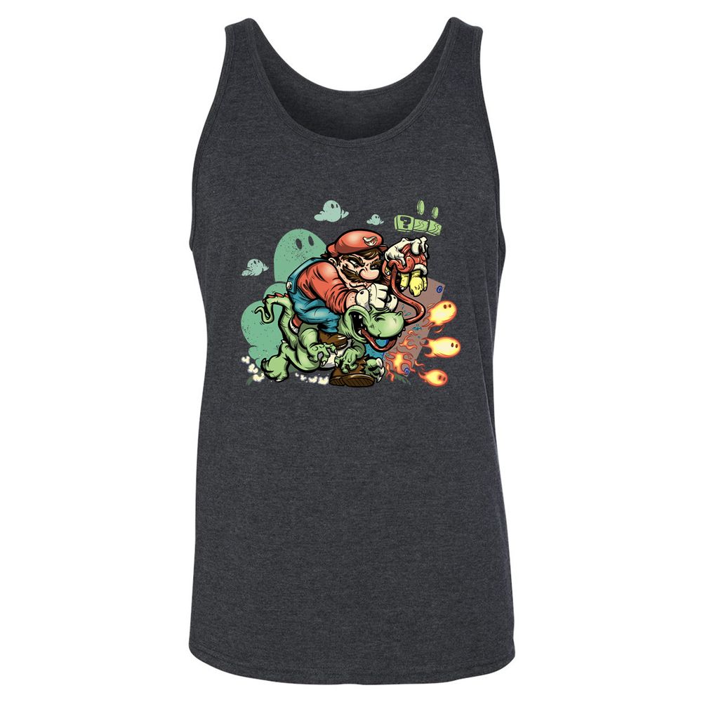 Unisex Jersey Tank - XHQXTQ81 - Dark Grey Heather - 6
