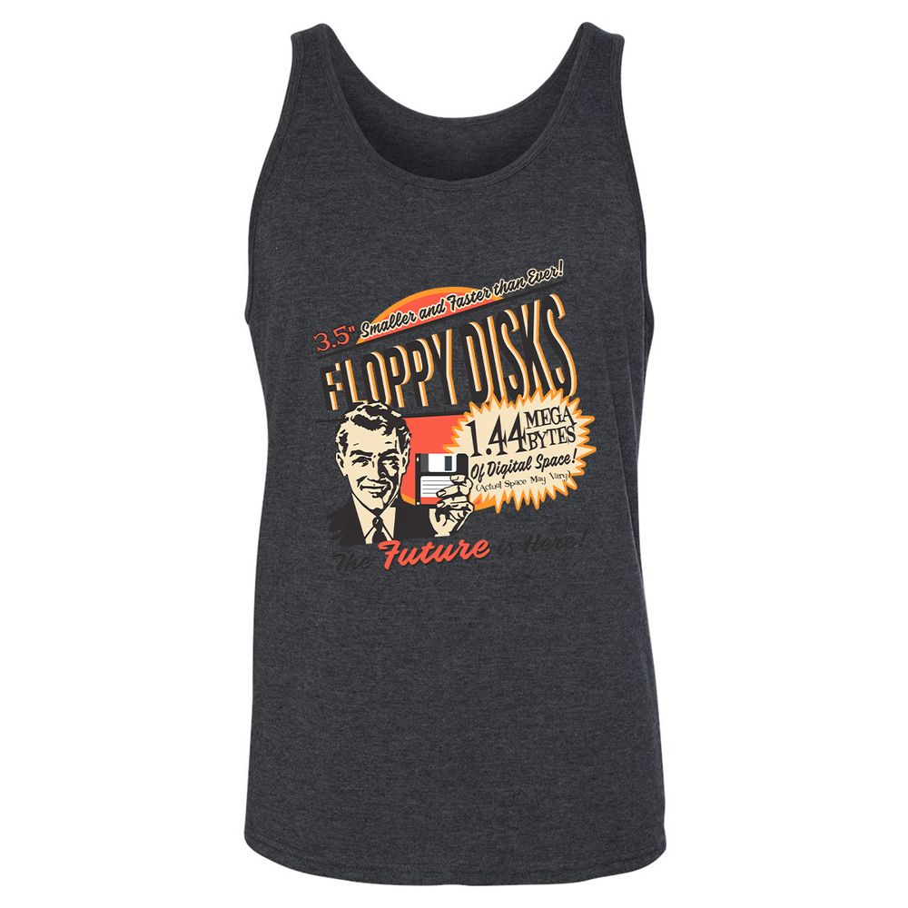 Floppy Disk Retro - Dark Grey Heather - 6