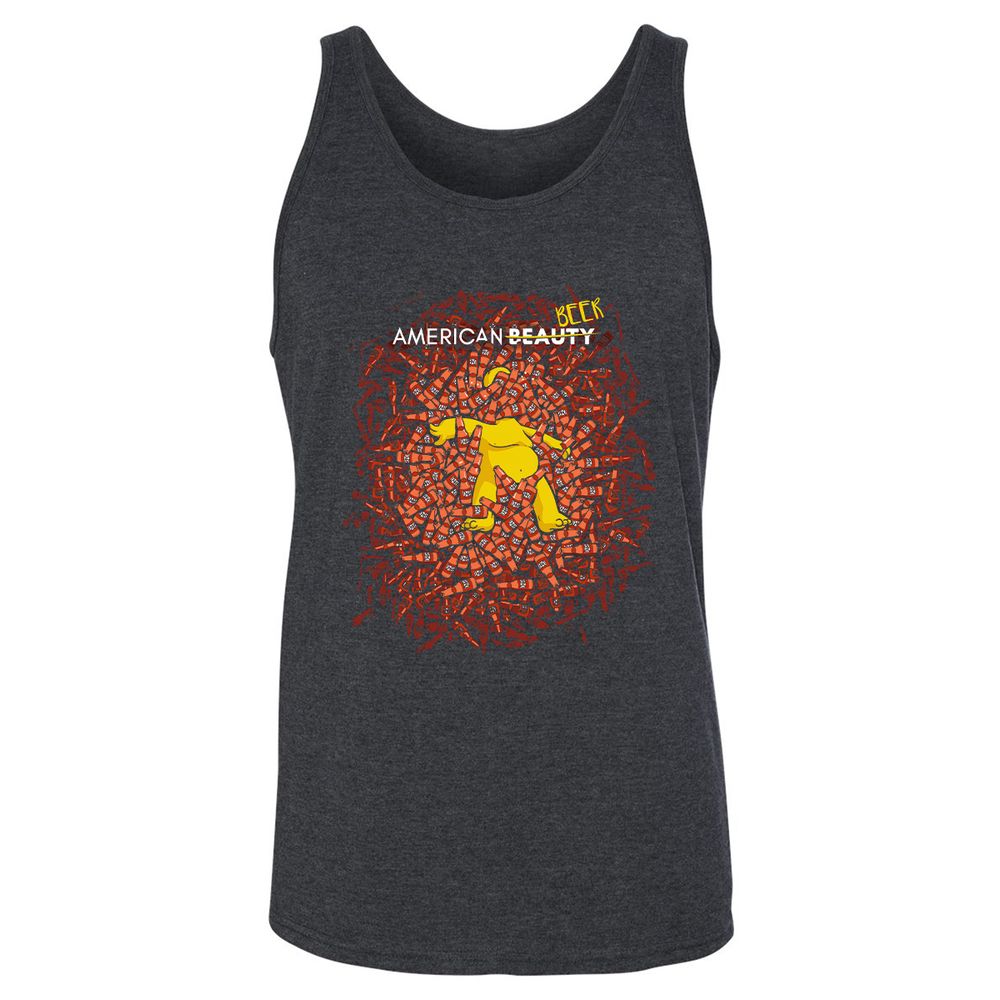 Unisex Jersey Tank - XZHJ3AFG - Dark Grey Heather - 6