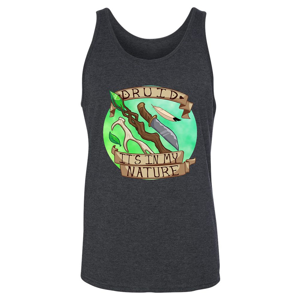 Unisex Jersey Tank - ASDJSX66 - Dark Grey Heather - 6