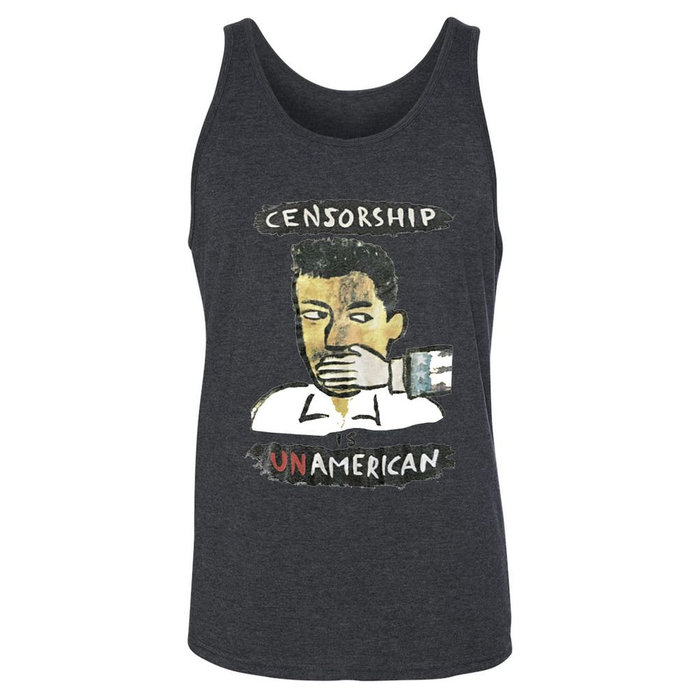 Censorship is Unamerican - Dark Grey Heather - 6
