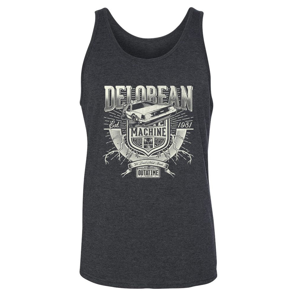 Unisex Jersey Tank - AEPFPJGP - Dark Grey Heather - 6