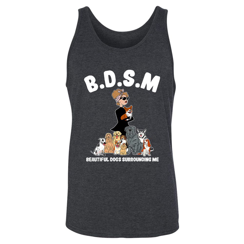 Unisex Jersey Tank - MHPVNNY7 - Dark Grey Heather - 6