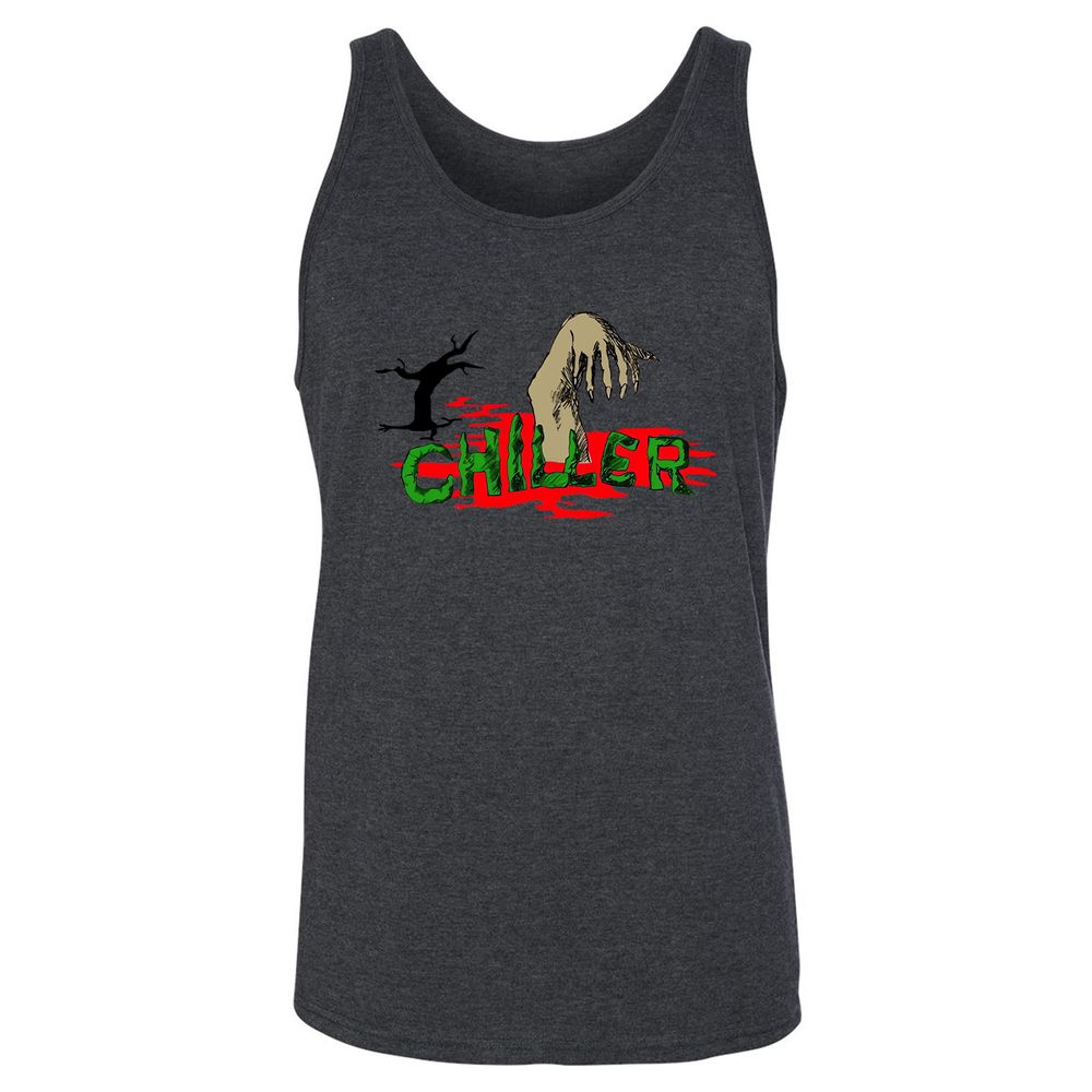 Unisex Jersey Tank - UQJ6G323 - Dark Grey Heather - 6